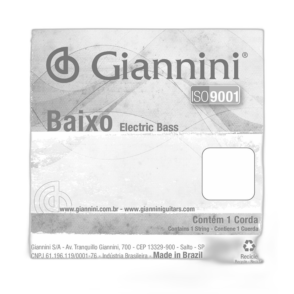 Corda Avulsa Baixo 5 Giannini Nickel Round Wound GEEBRL5.5