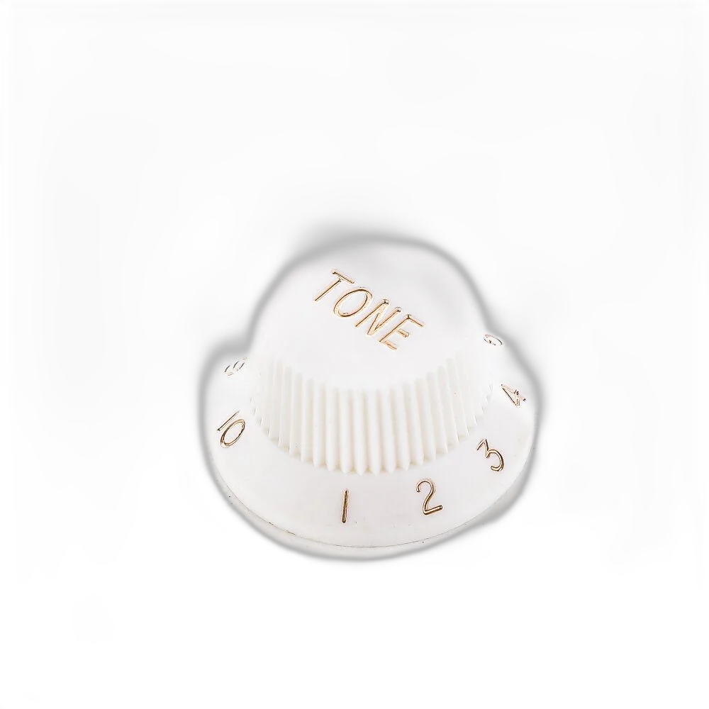 Knob Plástico Instrumentos Tone (3 Unidades) Spirit PST-T-WH