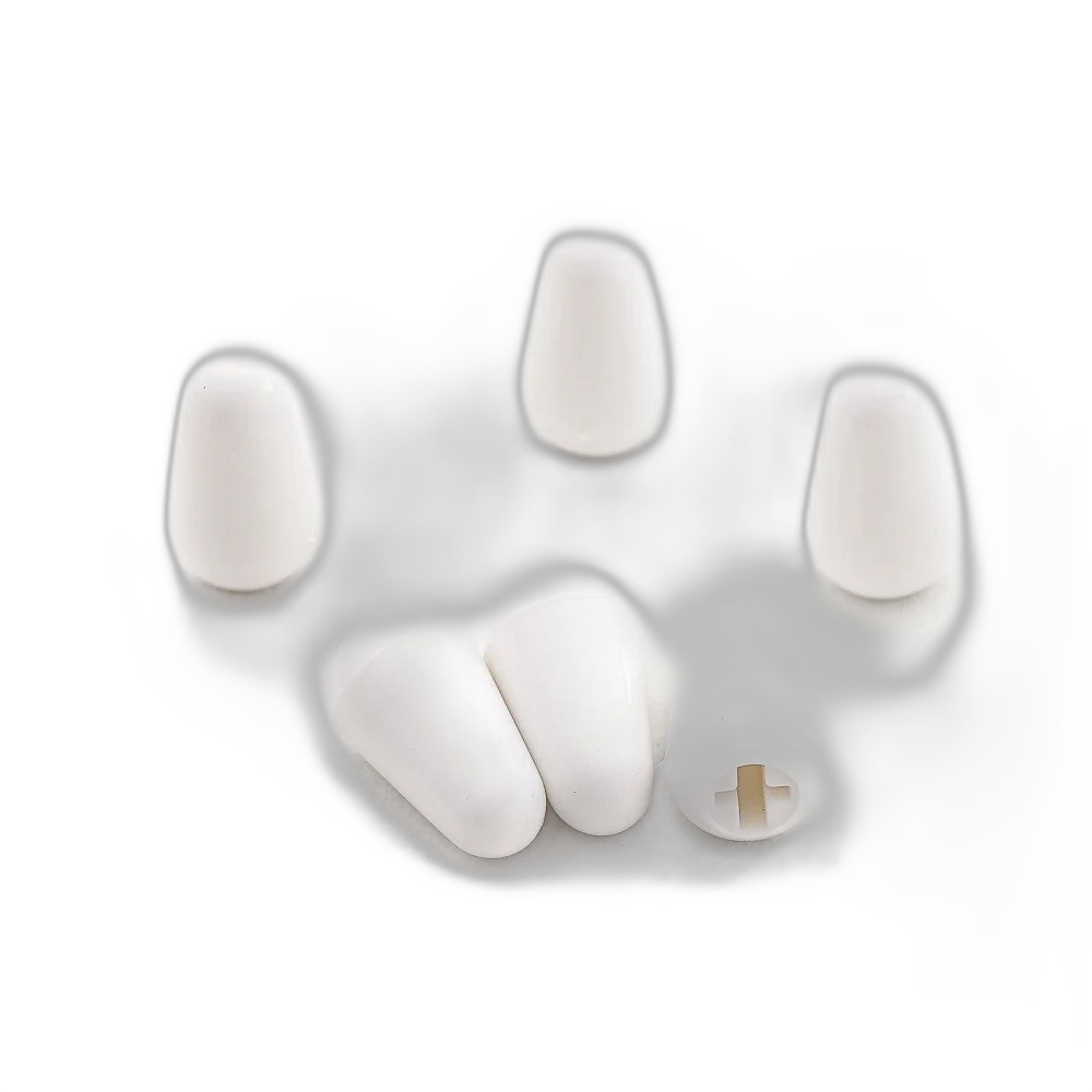 Knob Chaves Seletoras Guitarra Branco (6 Uns) Spirit PST6-WH