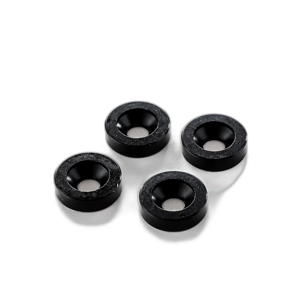 Bucha Trocolos Instrumentos Preta (4 Peças) Spirit JTB-BK