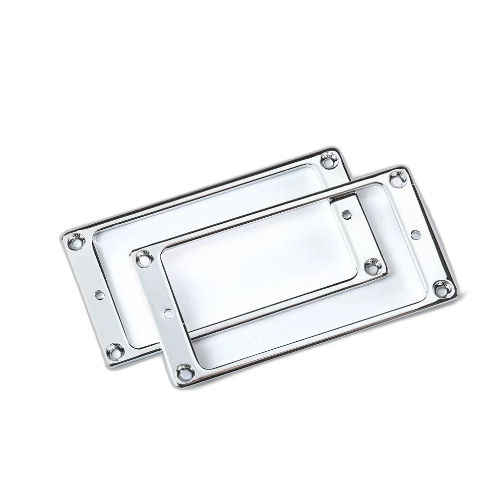 Moldura Captador Humbucker Cromada (2 Peças) Spirit MT90-CR