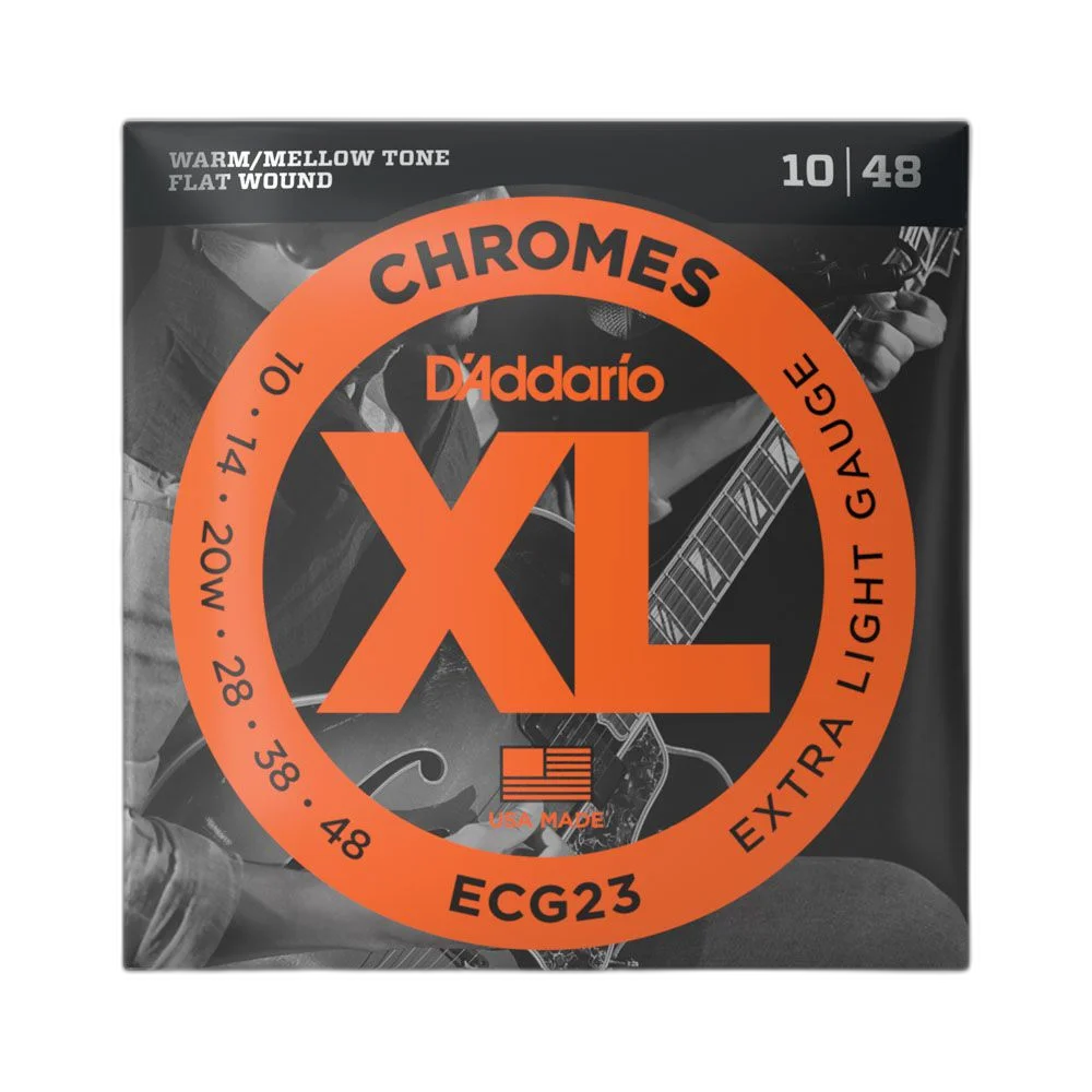 Encordoamento Guitarra 10-48 D Addario XL Chromes ECG23