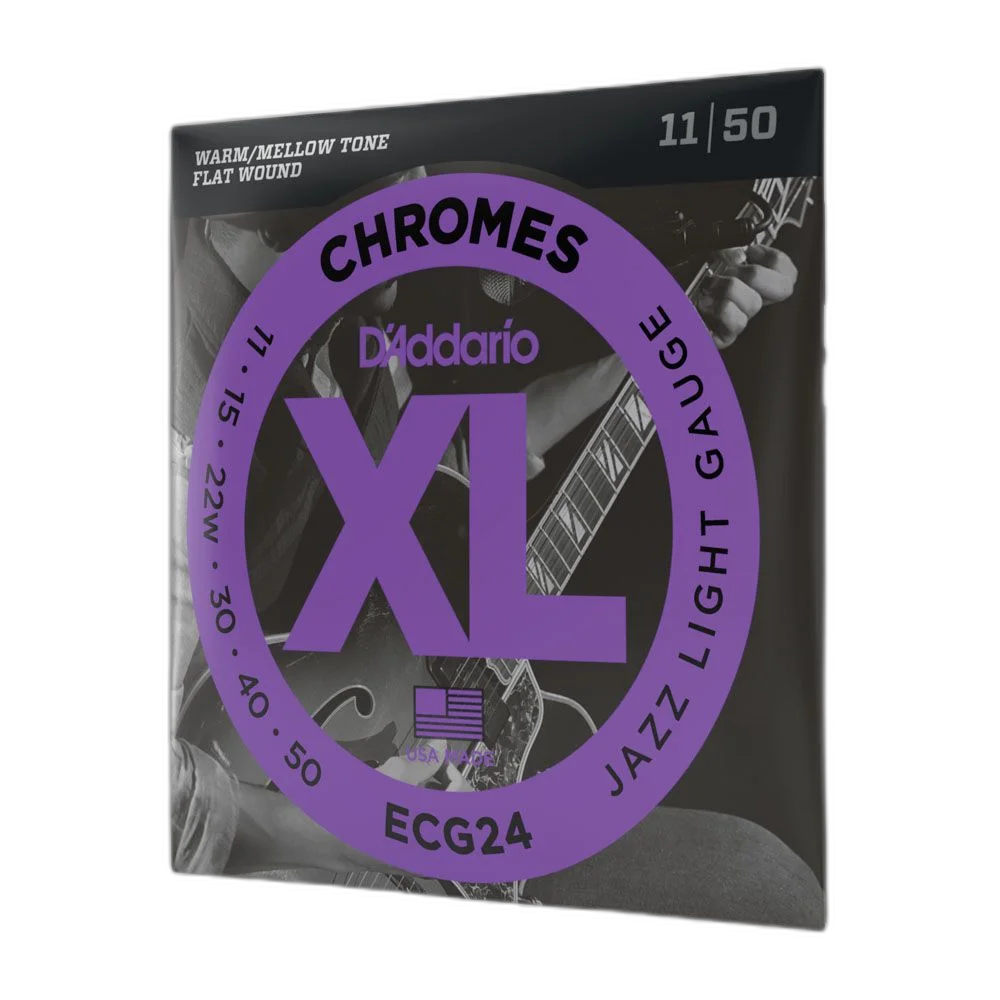 Encordoamento Guitarra 11-50 D Addario XL Chromes ECG24