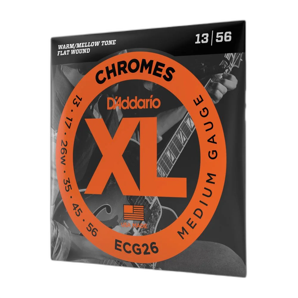 Encordoamento Guitarra 13-56 D Addario XL Chromes ECG26