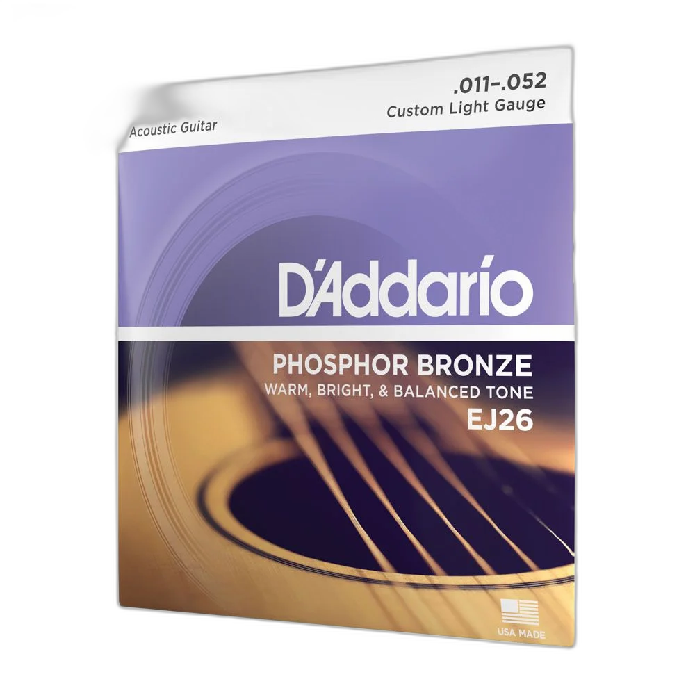 Encordoamento Violão Aço 11-52 D Addario Phosphor EJ26