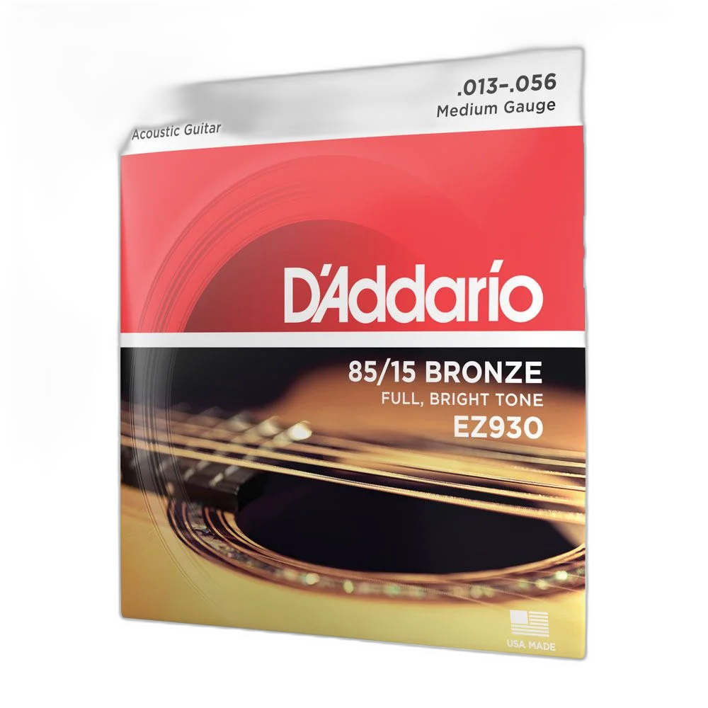 Encordoamento Violão Aço 13-56 D'Addario85/15  Bronze EZ930
