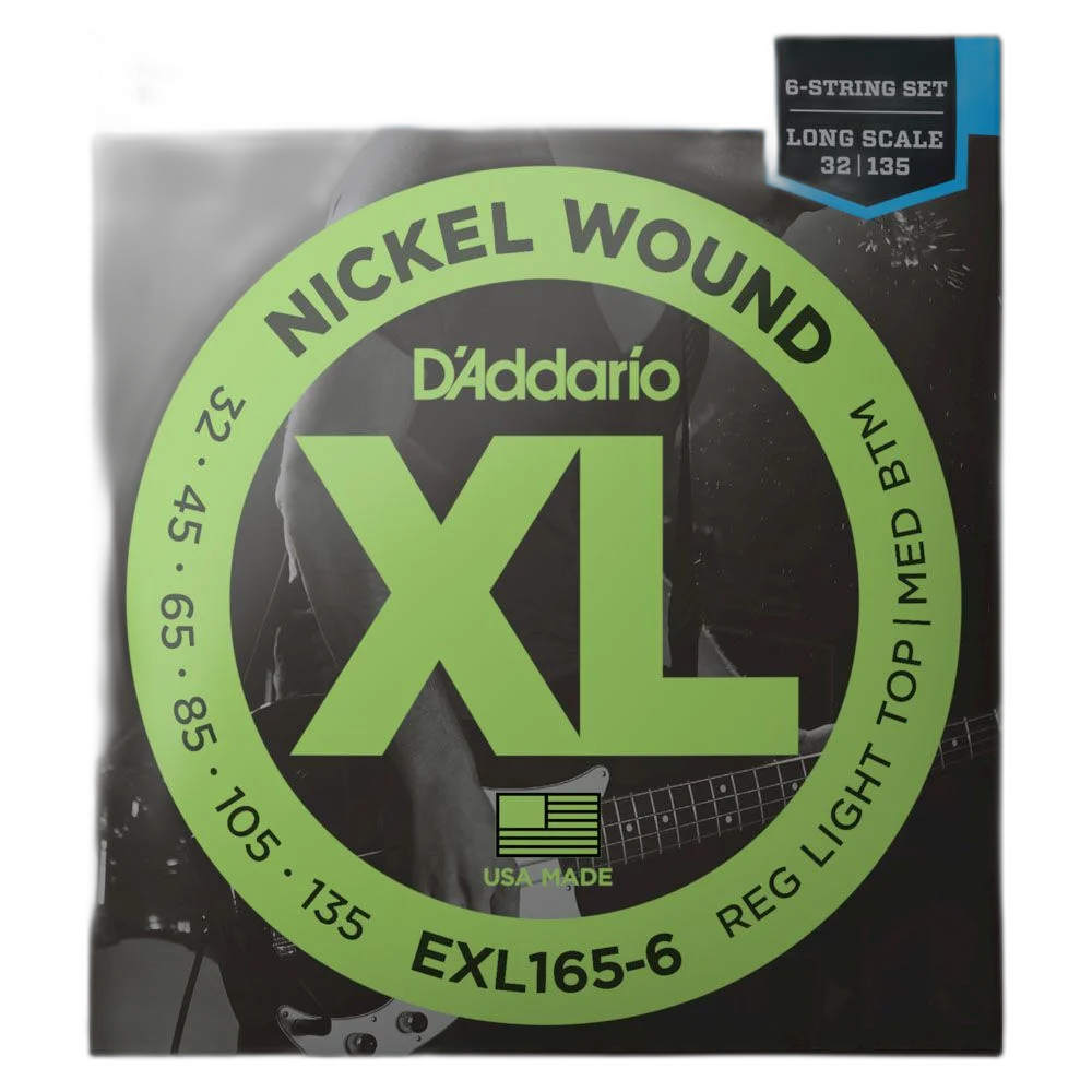 Encordoamento Baixo 6C 32-135 D Addario XL Nickel EXL165-6