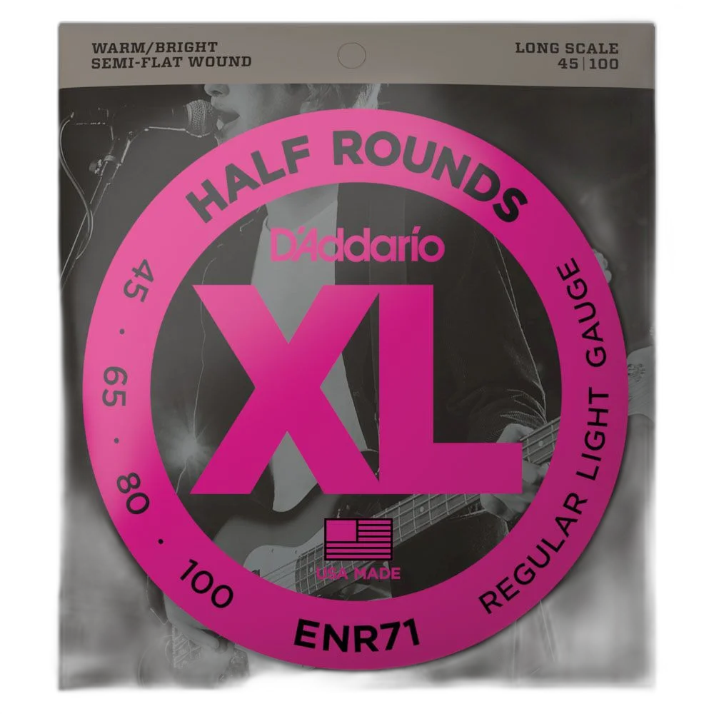 Encordoamento Baixo 4C 45-100 D Addario Half Rounds ENR71