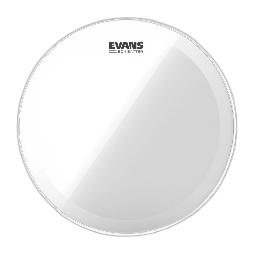 Pele Batedeira Para Bumbo 18' Evans EQ4 Transparente BD18GB4