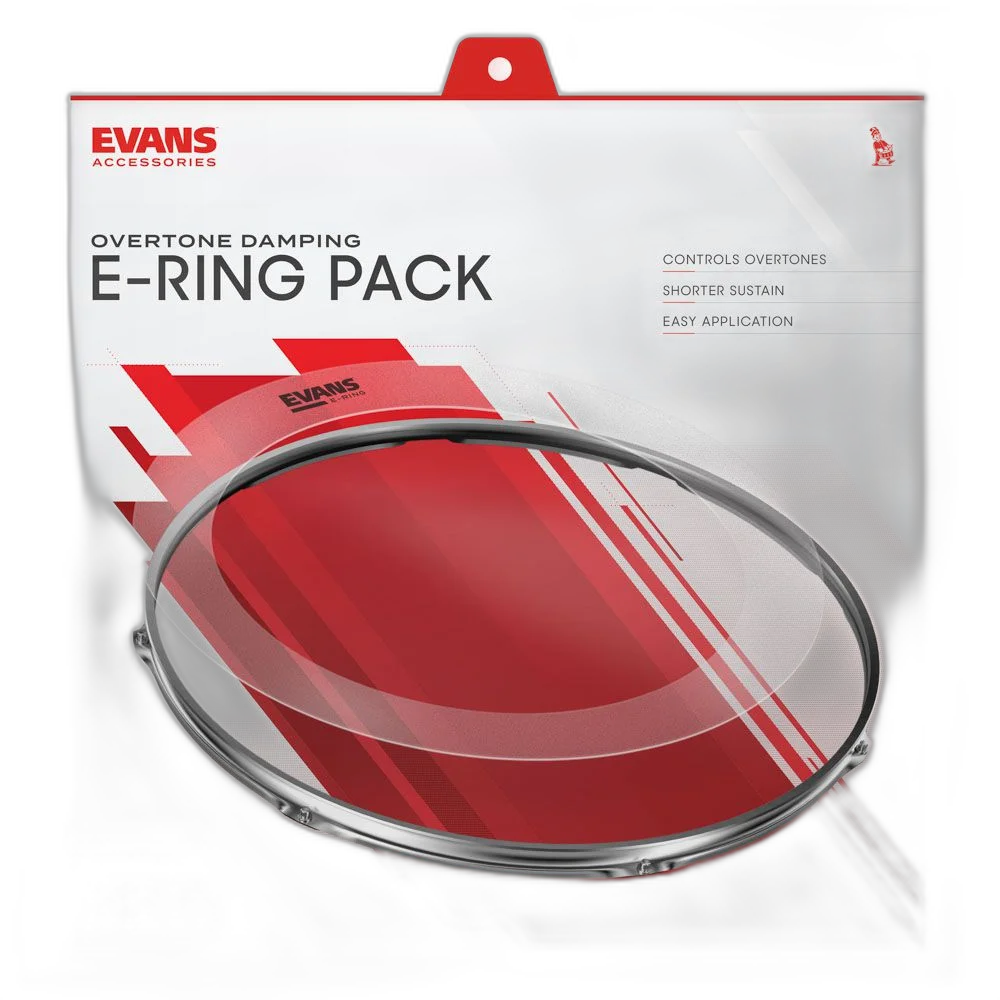 Kit Anéis Abafadores E-Rings (4 Unidades) Evans ER-Standard