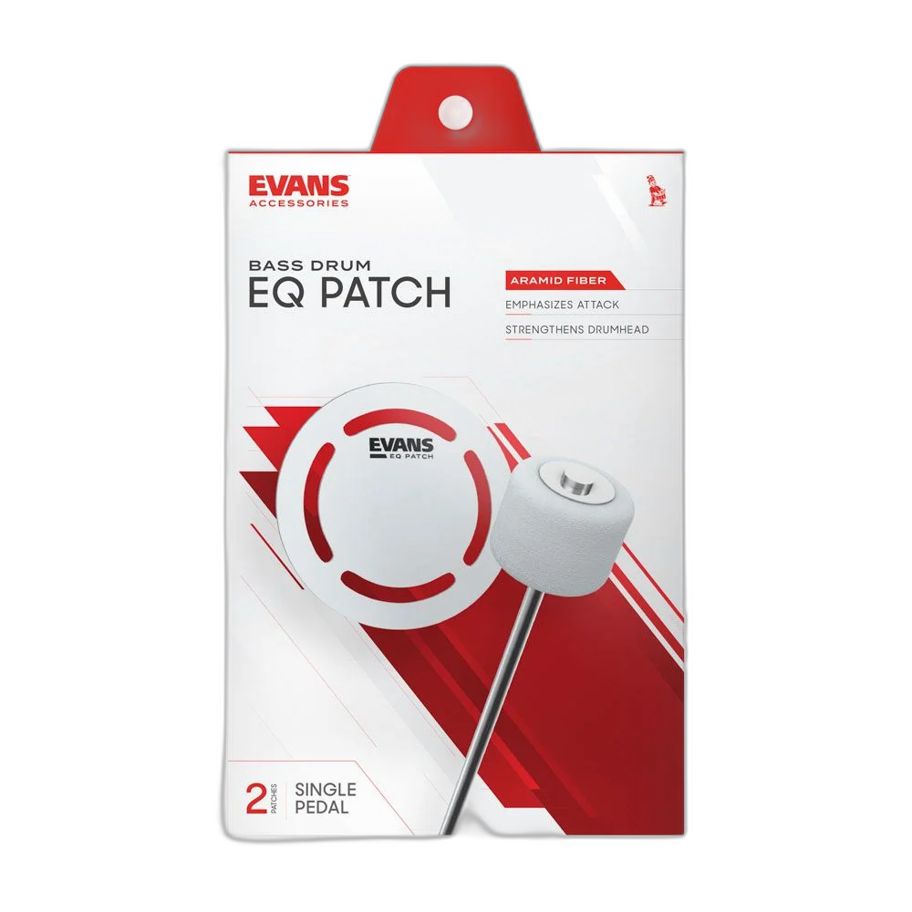 Pad Protetor Pele Bumbo Aramid Fiber (2 Peças)  Evans EQPAF1