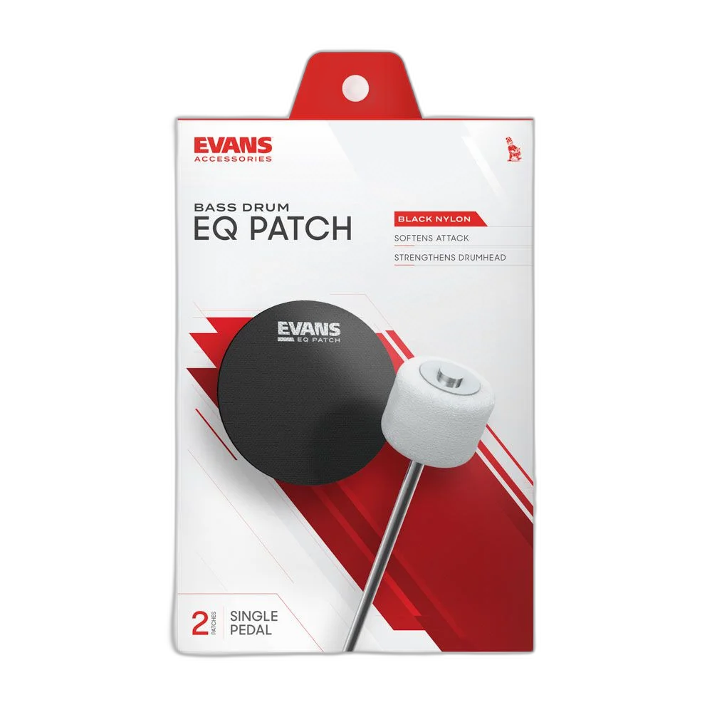 Pad Protetor Pele Bumbo Pedal Simples (2 Peças) Evans EQPB1