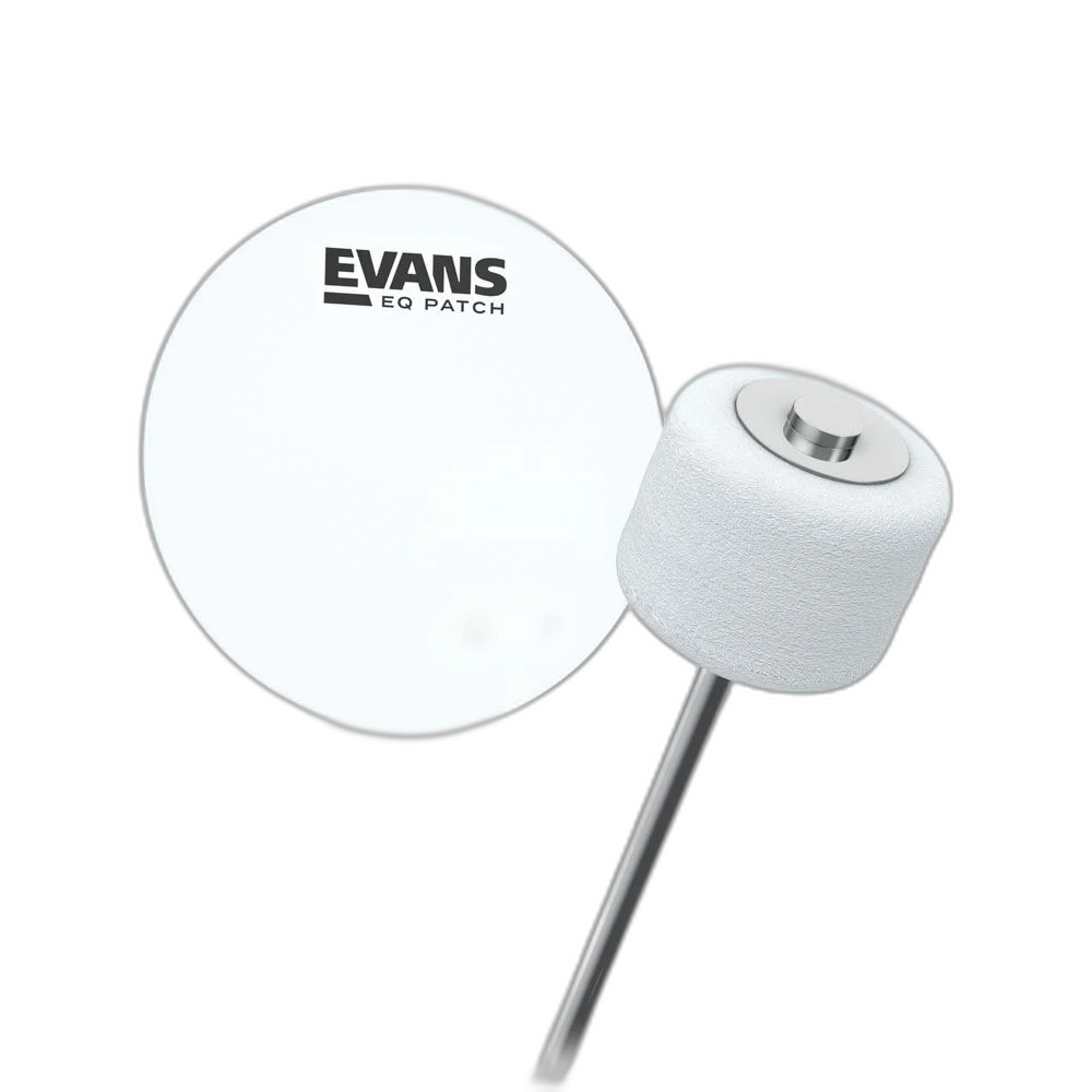 Pad Protetor Pele Bumbo Pedal Simples (2 Peças) Evans EQPC1