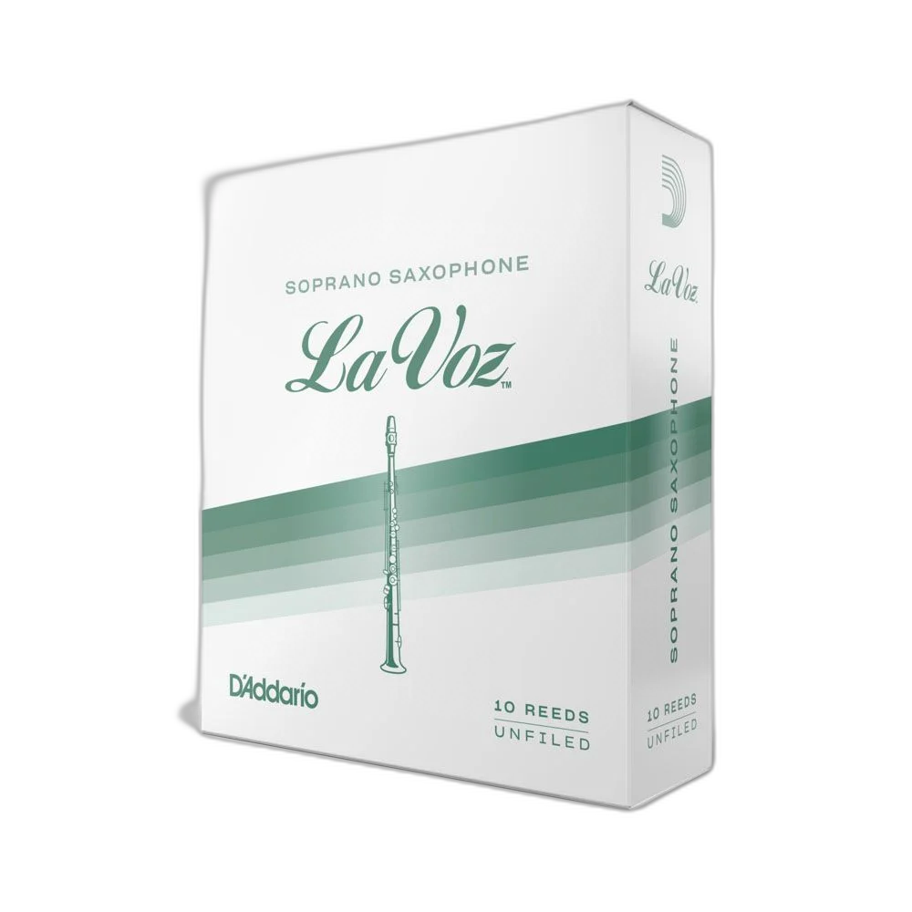 Palheta Sax Soprano M (10 Unidades) D Addario La Voz RIC10MD
