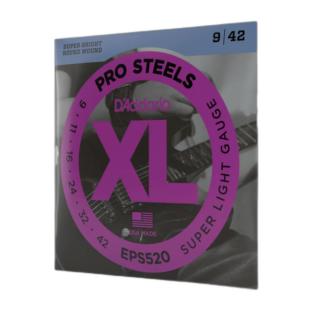 Encordoamento Guitarra 09-42 D Addario XL Pro Steels EPS520