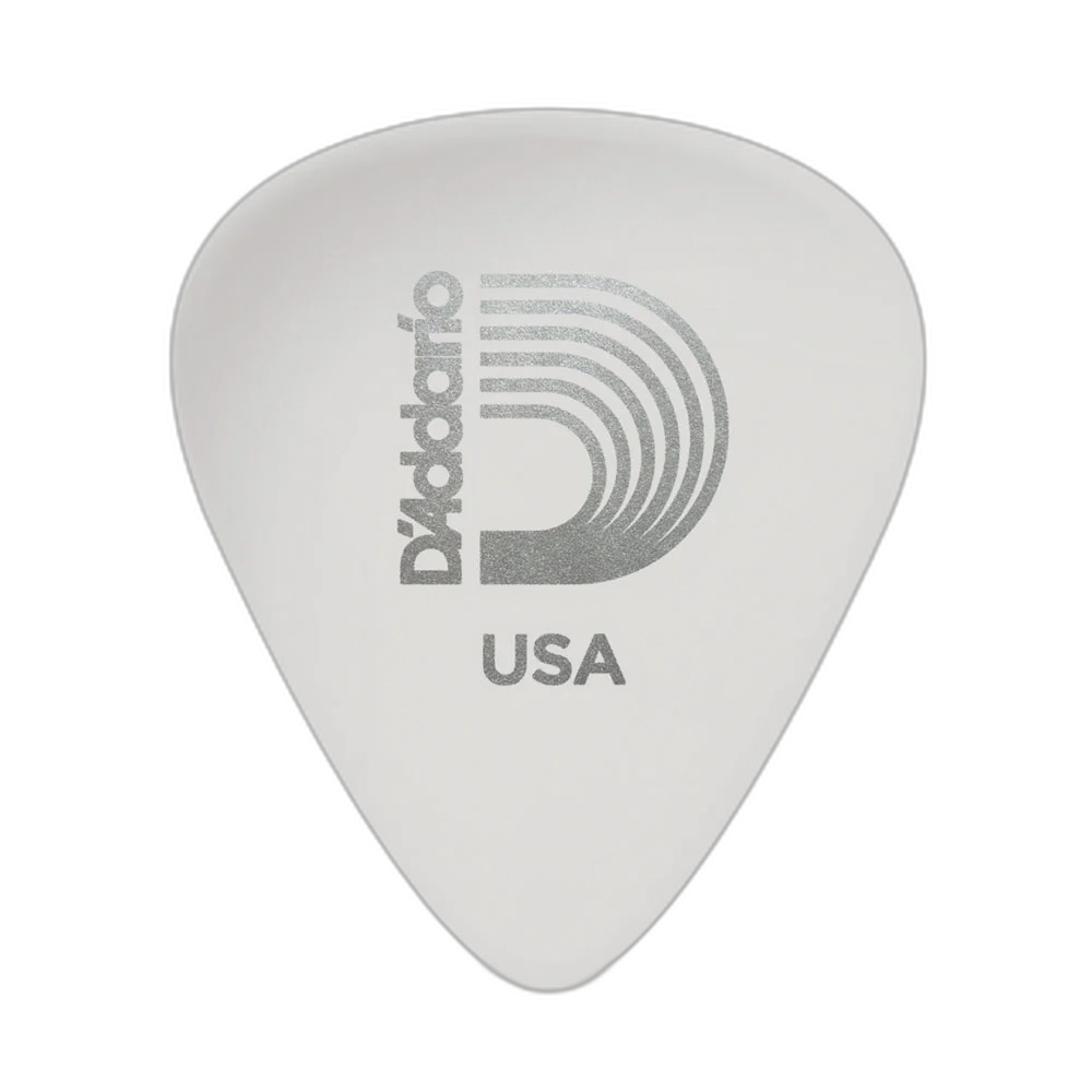 Palheta Celulóide Branca 1.0mm Pesada D Addario 1CWH6-10
