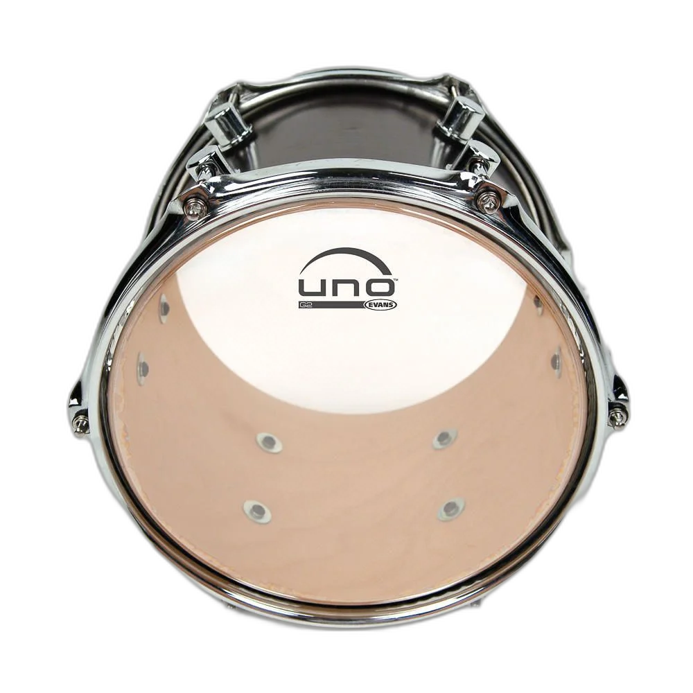 Pele para Caixa / Tom Genera G2 Transparente 16'' Uno by Evans UTT16G2