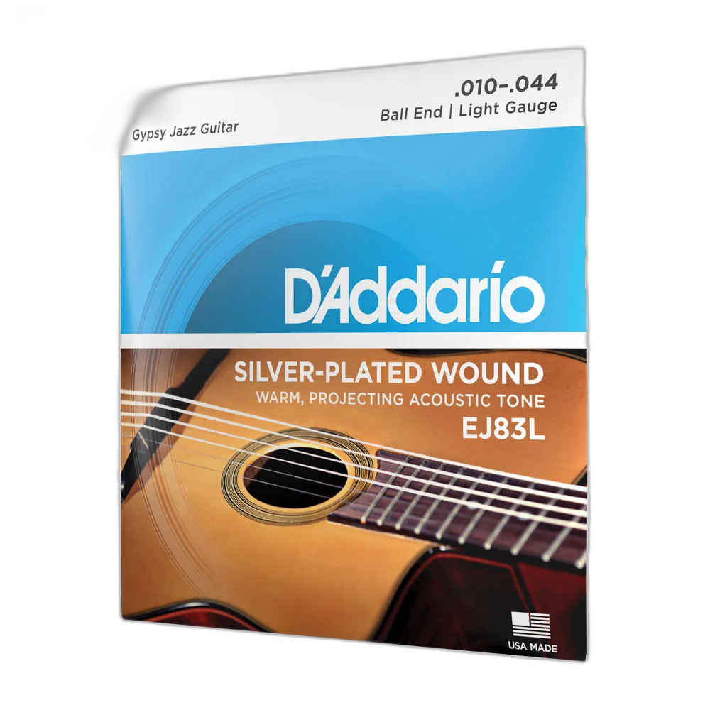 Encordoamento Violão Aço .010 D Addario Silver-Plated EJ83L