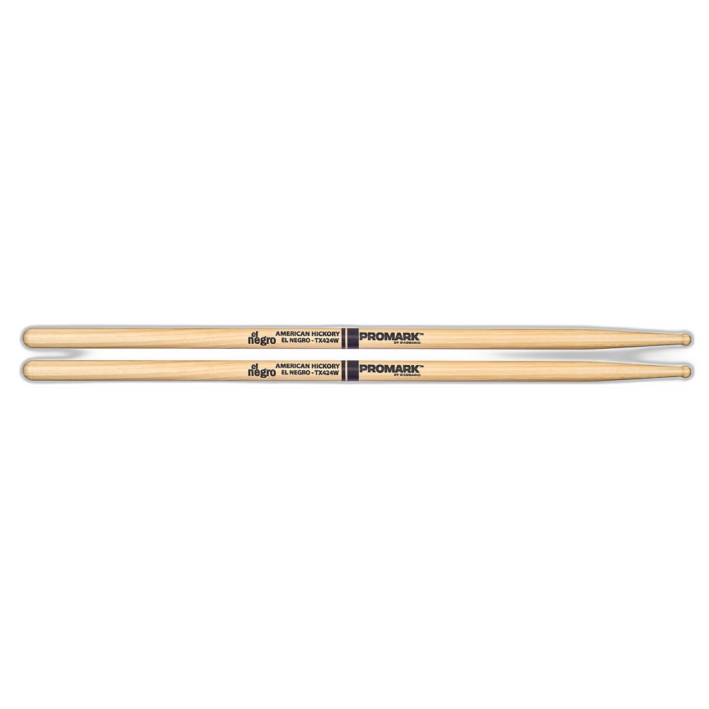 Baqueta American Hickory EL NEGRO (PAR) Promark TX424W