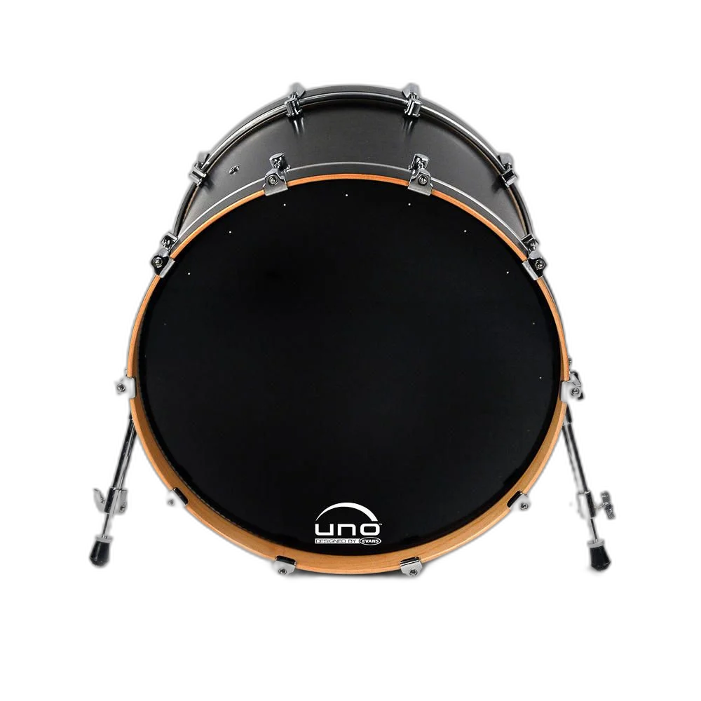Pele Resposta para Bumbo EQ3 Preta 18'' Uno by Evans UBD18RB