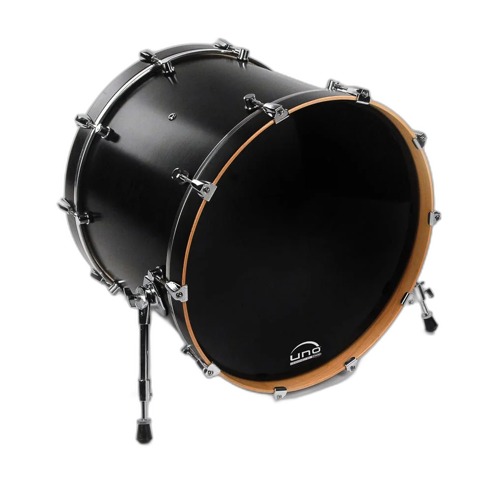 Pele Resposta para Bumbo EQ3 Preta 18'' Uno by Evans UBD18RB