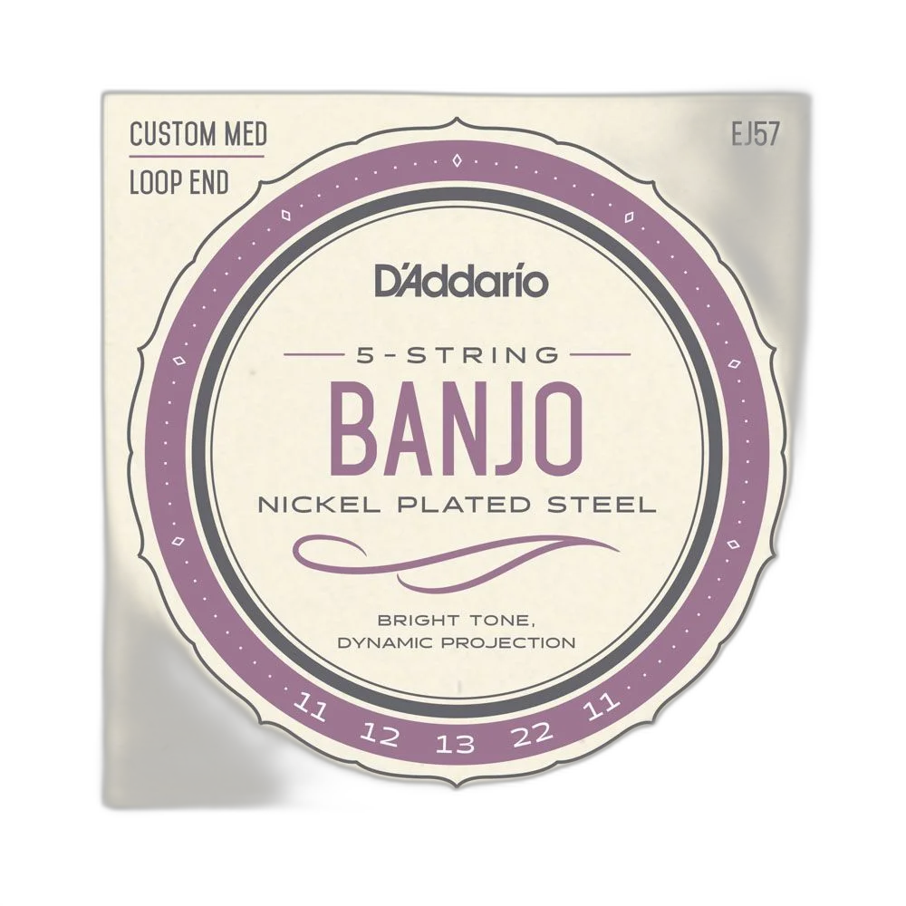 Encordoamento Para Banjo 5C D Addario Nickel Plated EJ57
