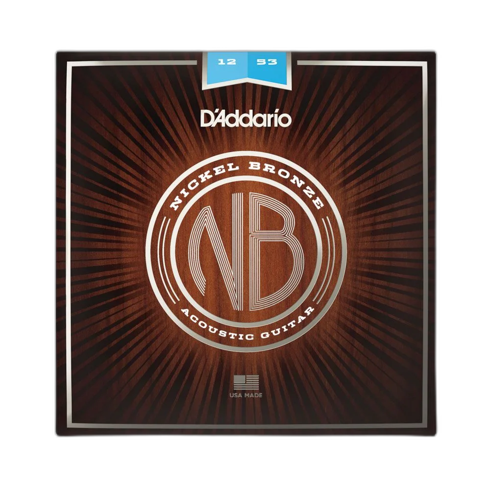 Encordoamento Violão Aço 12-53 D Addario Nickel Bronz NB1253