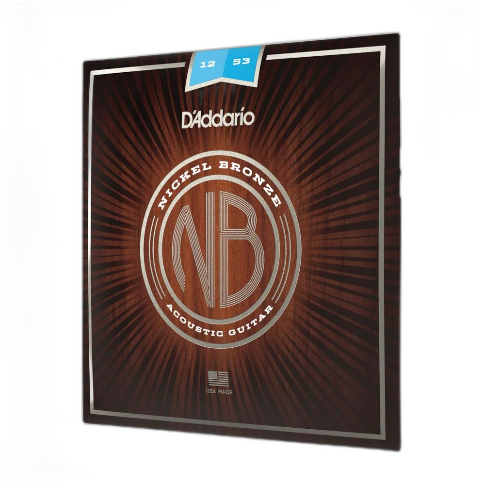 Encordoamento Violão Aço 12-53 D Addario Nickel Bronz NB1253