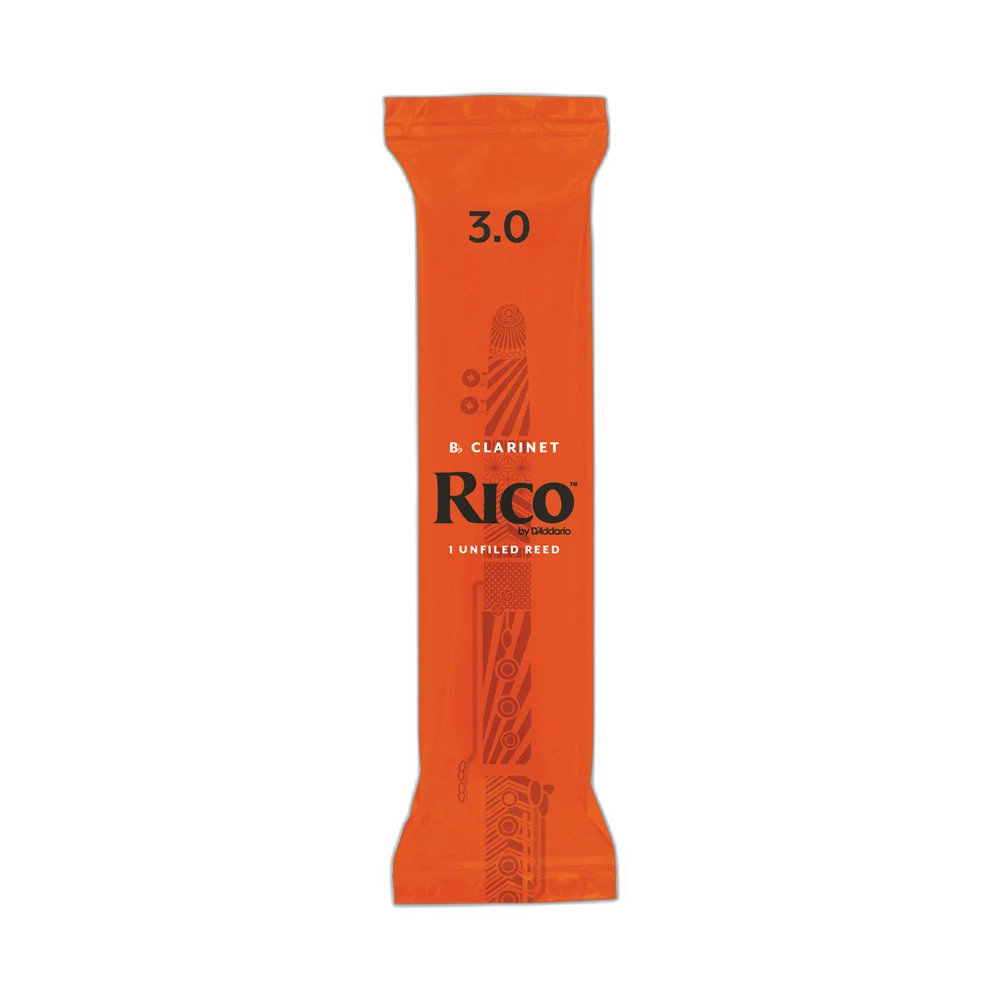 Palheta Clarineta Bb 3.0 (Unidade) D Addario Rico 50/RCA0130