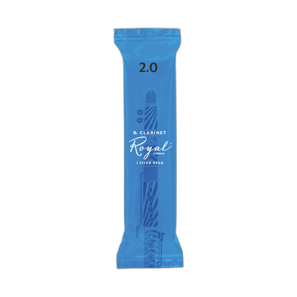 Palheta Clarineta Bb 2.0 (Unidade) D Addario Royal 25RCB0120