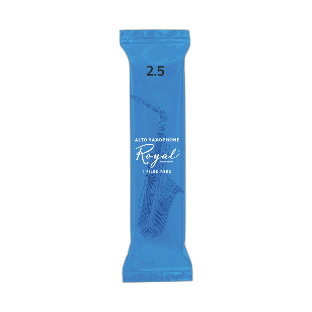 Palheta Sax Alto 2.5 (Unidade) D Addario Royal RJB0125-B25