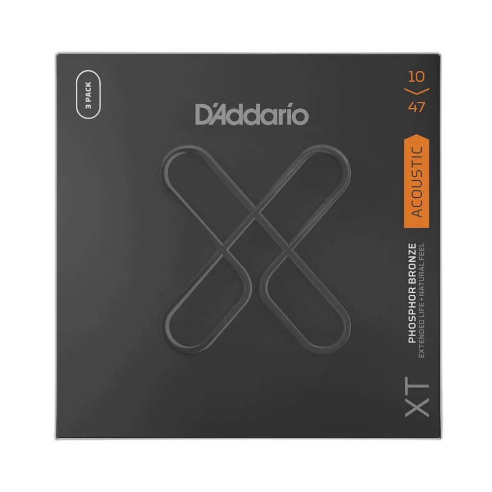 Encordoamento Violão Aço Revestido 10 (3 Jogos) D Addario XT