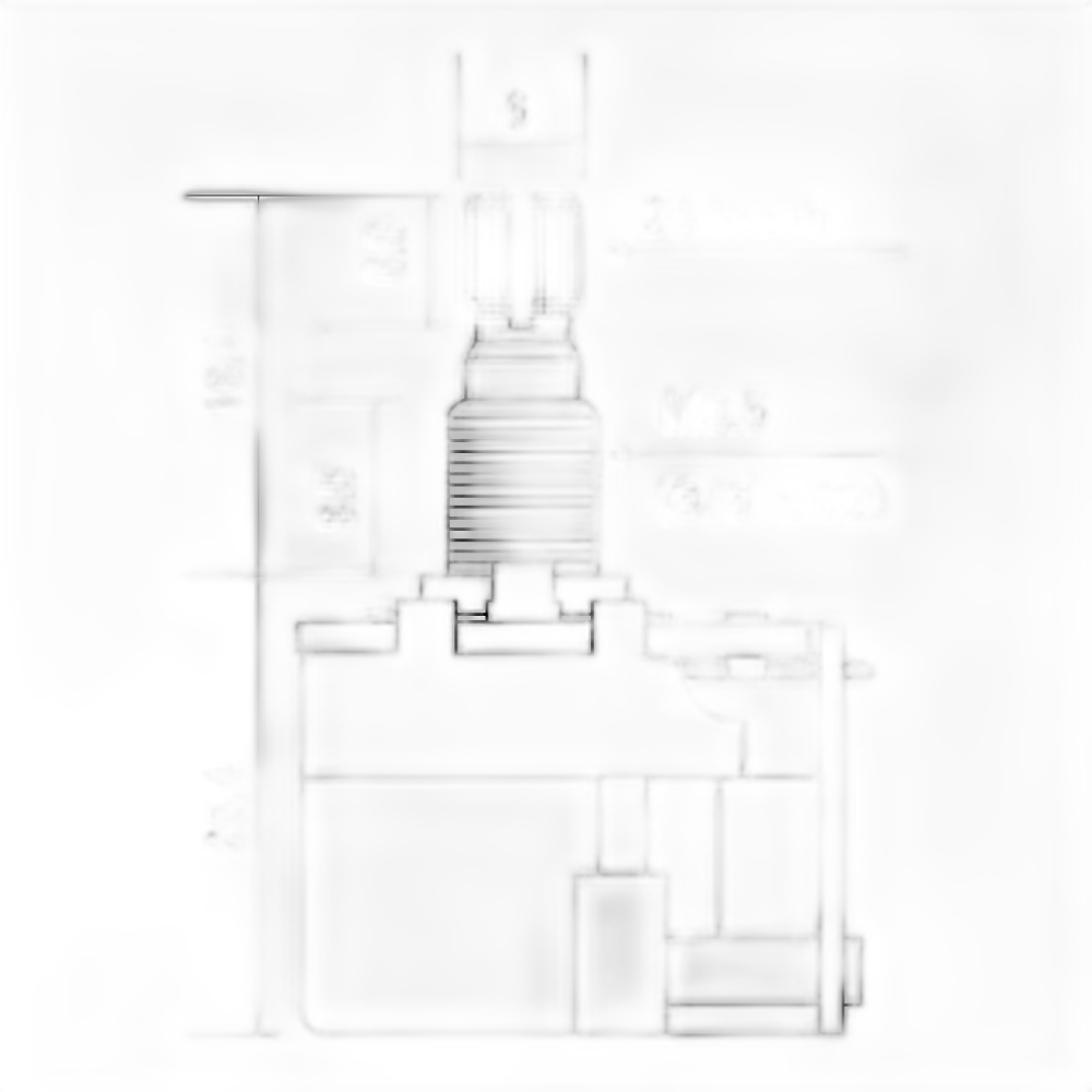 Potenciômetro A500K Push-Pull DPDT Instrumentos CTS-A500-PP