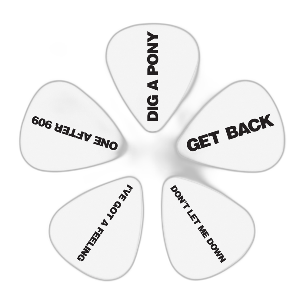 Palheta 1.0 Pesada Get Back D Addario The Beatles 1CWH6-10B8