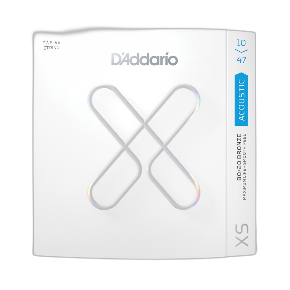 Encordoamento Violão Aço 12 Revestido 10-47 D Addario XS8020