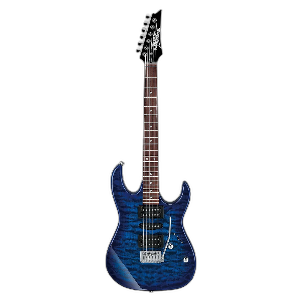 Guitarra 6C RG GIO Transparent Blue Burst Ibanez GRX70QA-TBB