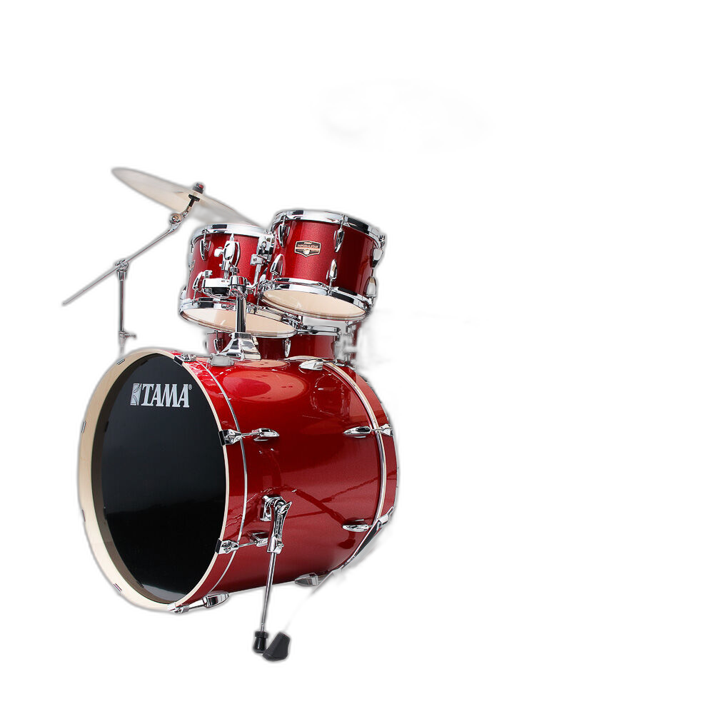 Bateria Completa (5 tambores) Bumbo 22 (Vermelha BRM) Tama Imperialstar IP52H6W-BRM