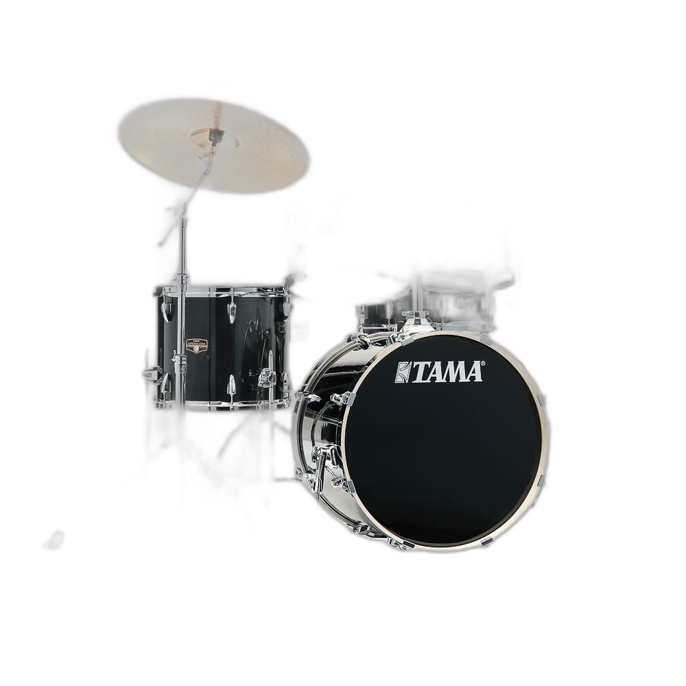 Bateria Completa (5 tambores) Bumbo 2 (Preta HBK) Tama Imperialstar IP5H6W-HBK
