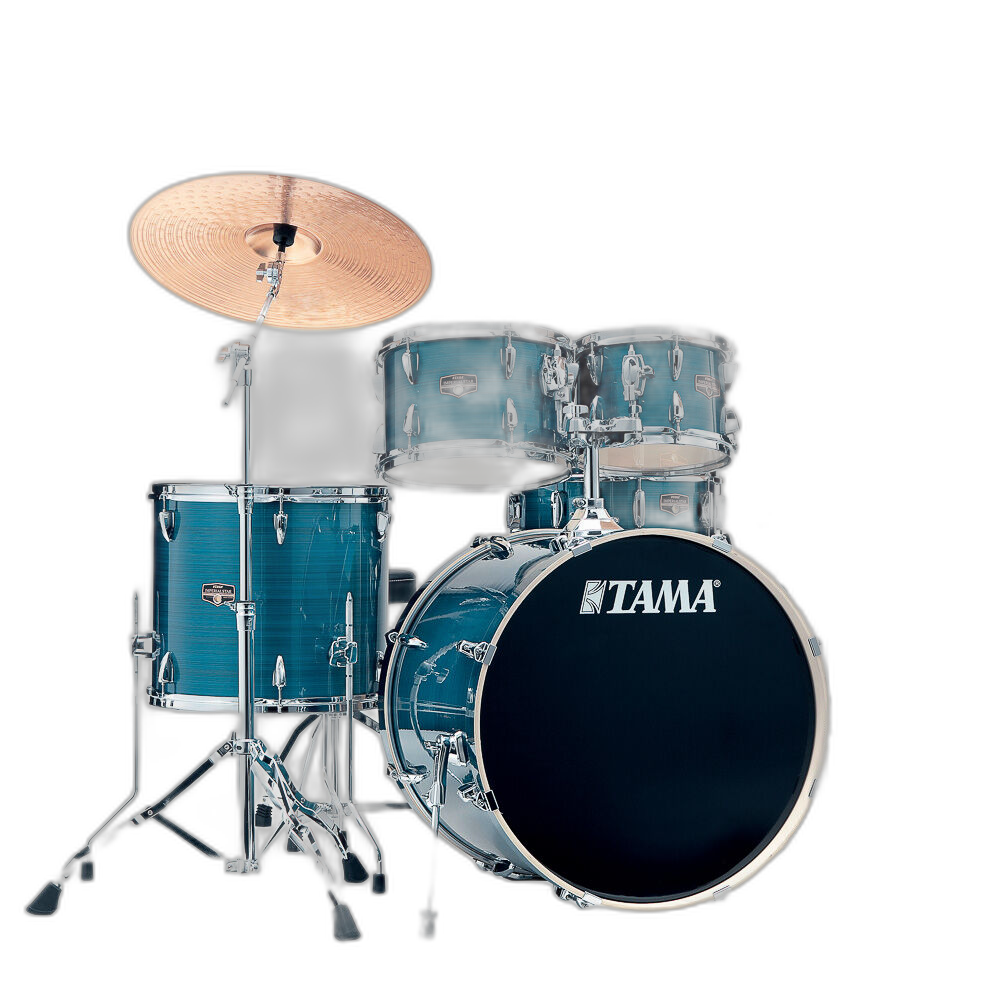 Bateria Completa (5 tambores) Bumbo 22 (Azul HLB) Tama Imperialstar IP52H6W-HLB