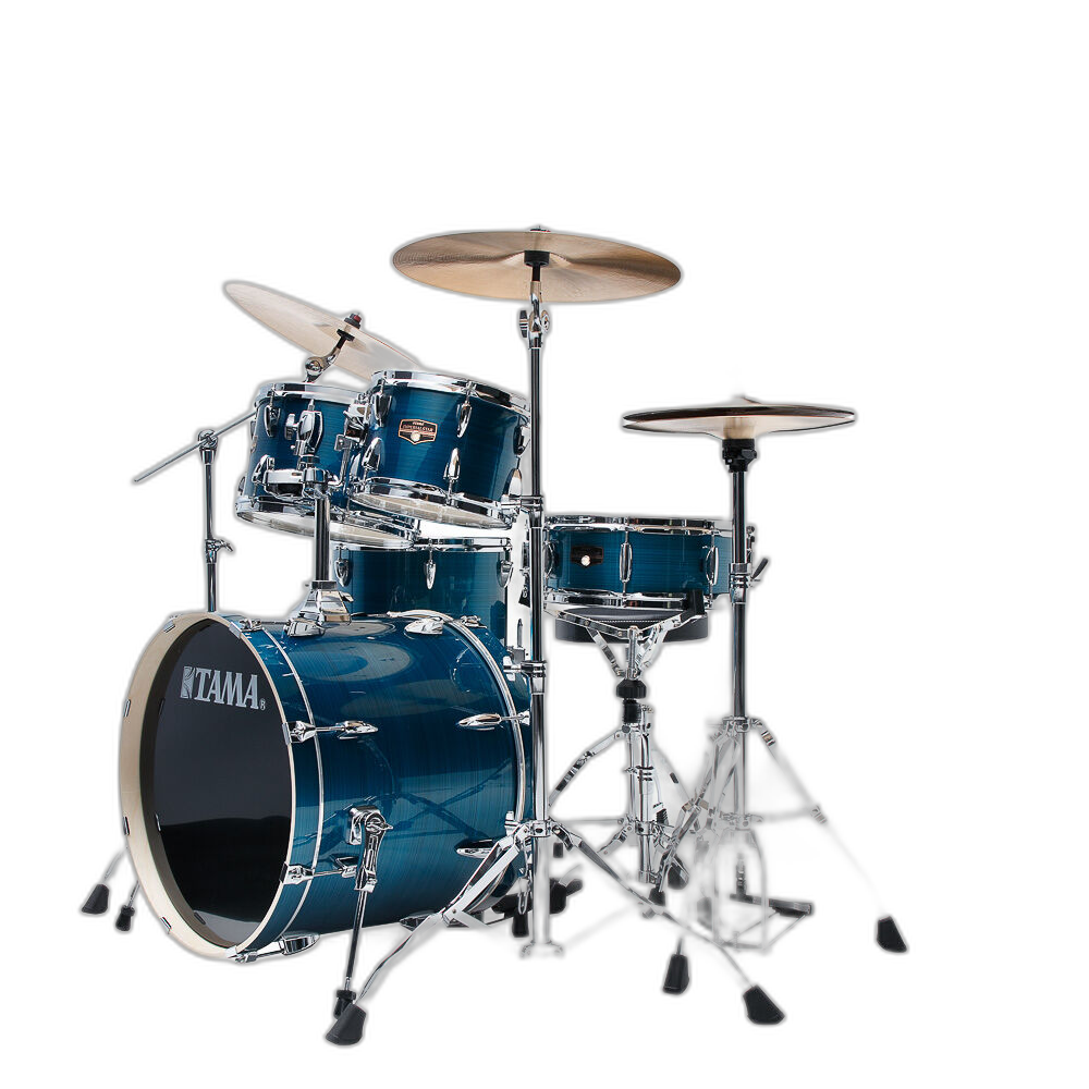 Bateria Completa (5 tambores) Bumbo 2 (Azul HLB) Tama Imperialstar IP5H6W-HLB