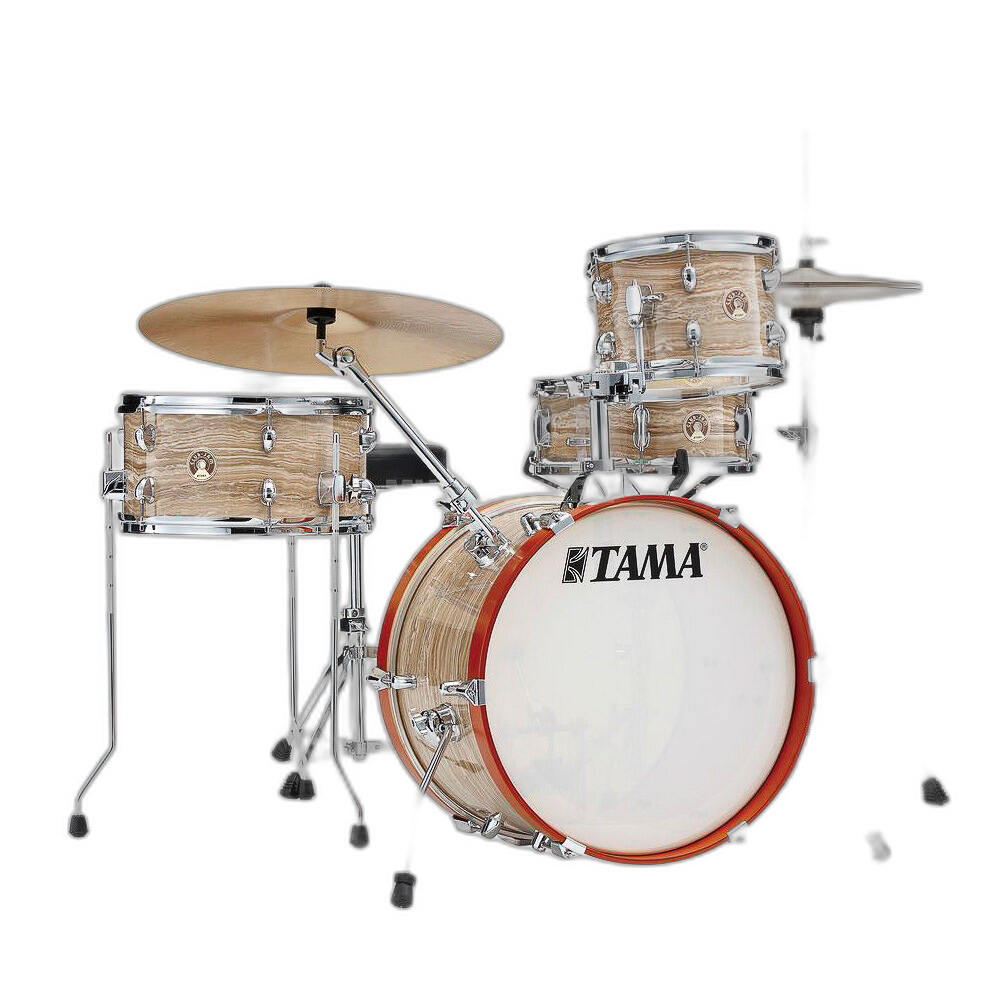 Bateria Shell Pack (4 Tambores) Cream Marble Wrap Tama Club-Jam LJK48S-CMW