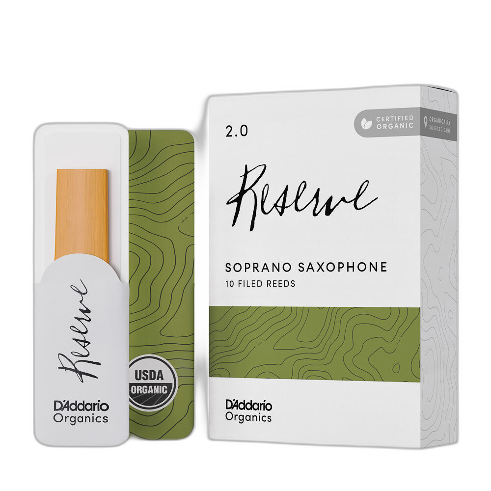 Palheta Sax Soprano (10) DAddario Organic Reserve ODIR1020
