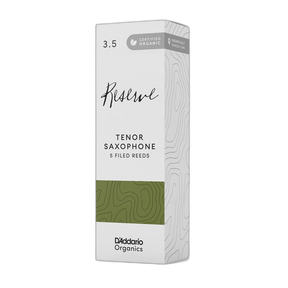 Palheta Sax Tenor 3.5 (5 Peças) DAddario Organic Reserve