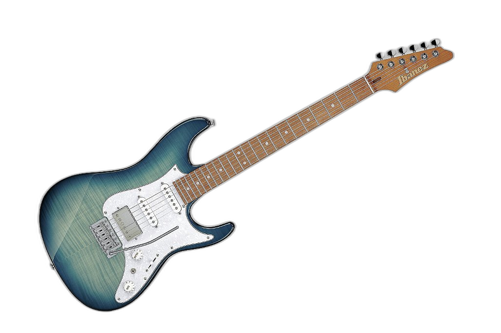 Guitarra Transparent Turquoise Burst Ibanez AZ AZ22S1F-TXB