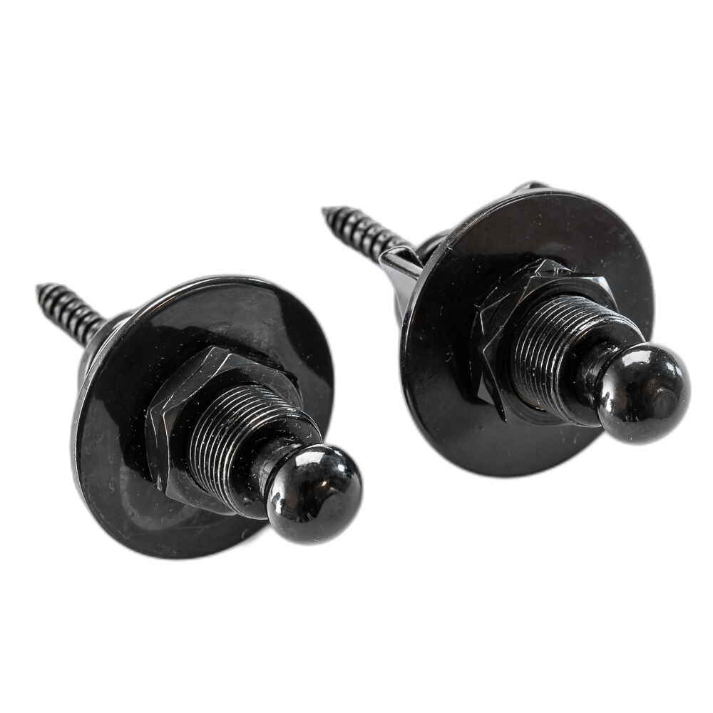 Trava para Correias de Instrumentos Spirit H5150-40 Par de Straplocks Pretos para Guitarras e Violões