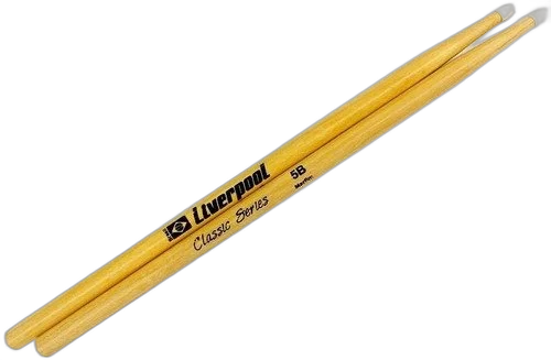 Par De Baquetas Liverpool Classic Series Marfim 5b Ll5bm