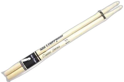 Kit 10 Pares De Baquetas Liverpool Classic Series 5a Marfim