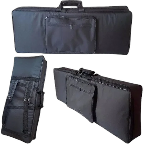 Capa Master Luxo Para Teclado Yamaha Motif Xf7 Nylon Preto
