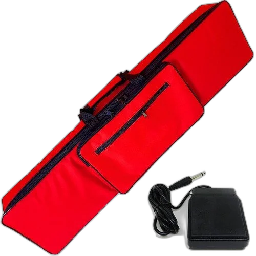 Kit Capa Para Teclado Umx-610 Behringer Com Suporte + Pedal
