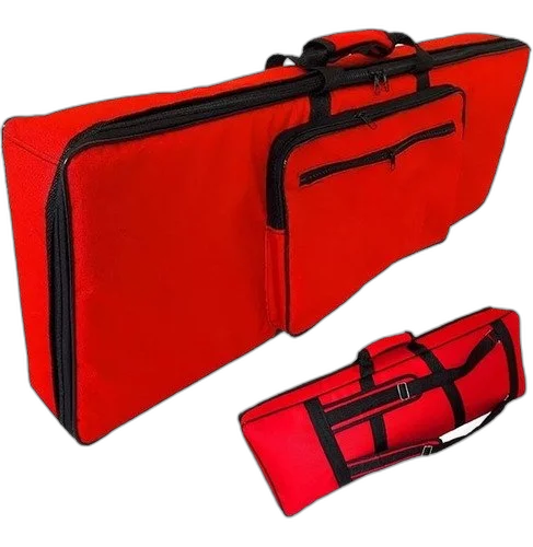 Capa Para Piano Digital Kurzweil Sp-88 Vermelha + Cobertura